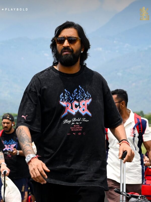 RCB Black Acid Wash T-Shirt – Premium Edition | Only on OUTTIZ