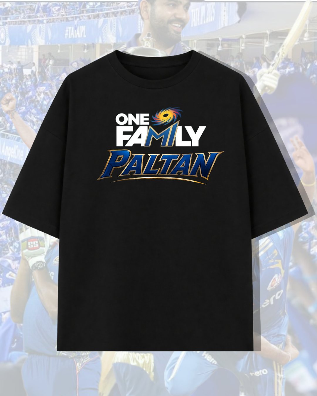 Mumbai Indians “One Family Paltan” Graphic T-Shirt - Outtiz
